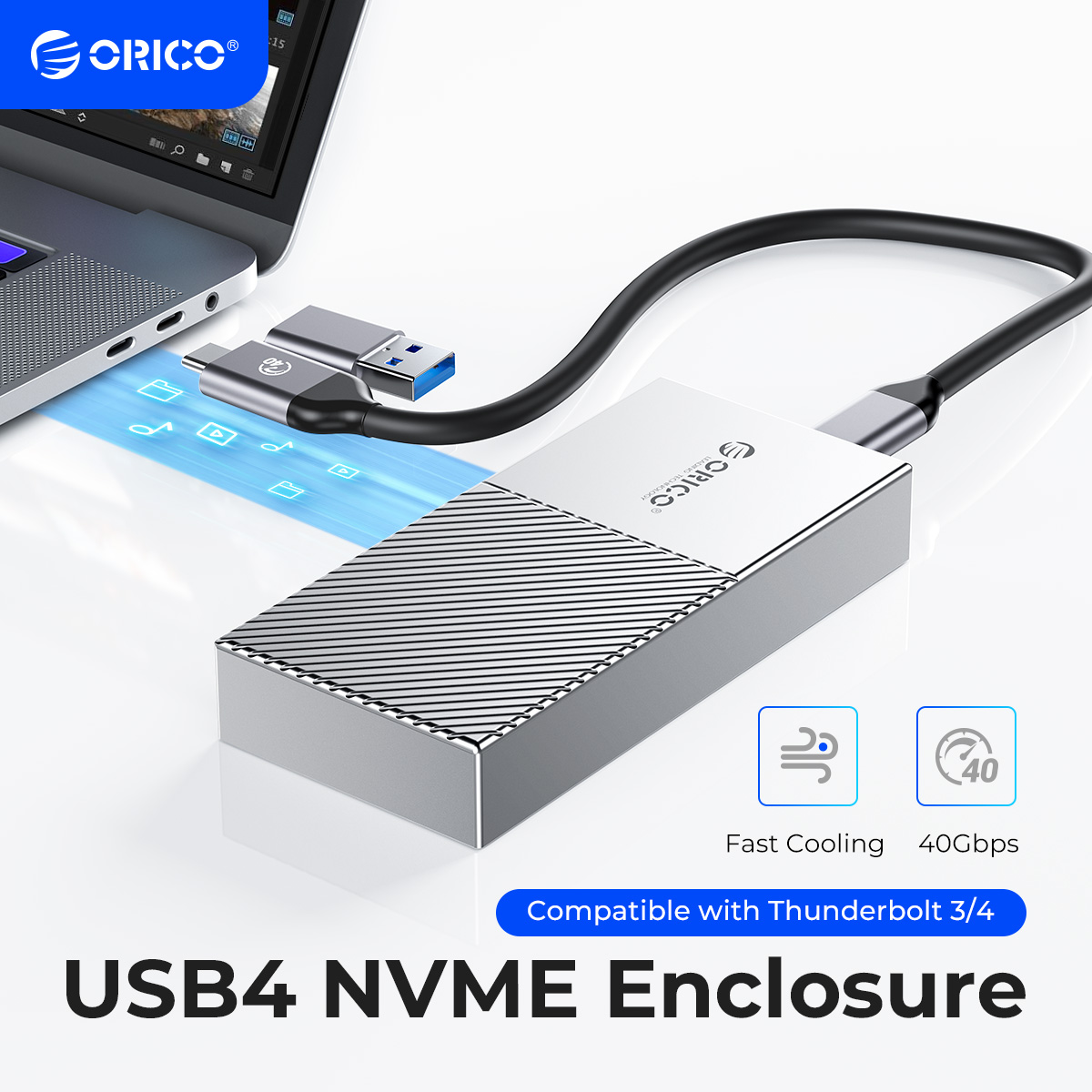 ORICO USB4 NVMe SSD Enclosure  - Thunderbolt 4 External Ssd 4Tb recension och pris